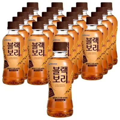 [하이트진로] 블랙보리 음료, 340ml, 20개 - 보리차음료