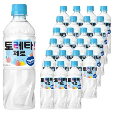 [토레타] 제로 이온음료, 500ml, 24개 - 스포츠/이온음료