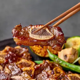 (특가) 양념 LA 한입갈비 3.2kg 1.6kg