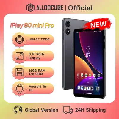 [올독큐브] iPlay 80 미니 프로 태블릿 8.4인치 90Hz 유니소크 T7300 16GB(8GB+8GB 가상) 램 128GB 롬 안드로이드 16 6050mAh 4G LTE 태블릿