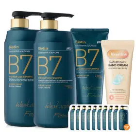 B7 약산성 탈모 샴푸 (브랜드특가세일) 1000ml+1000ml+200ml+10매+핸드크림증정