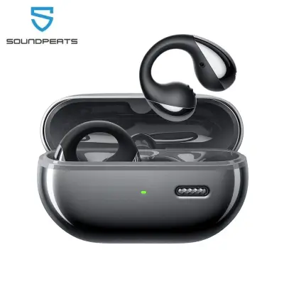 [SoundPEATS] PearlClip Pro 무선 이어폰, 블루투스 5.4 오픈이어 이어버드, AI ENC 클리어 통화, 멀티포인트 연결, IPX5