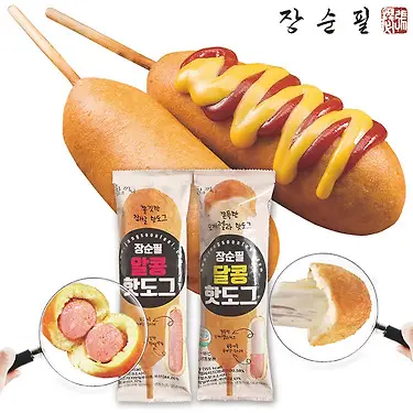 [장순필] 국민 간식 소시지 모짜렐라치즈 알콩 달콩핫도그 30개외 | 톡딜