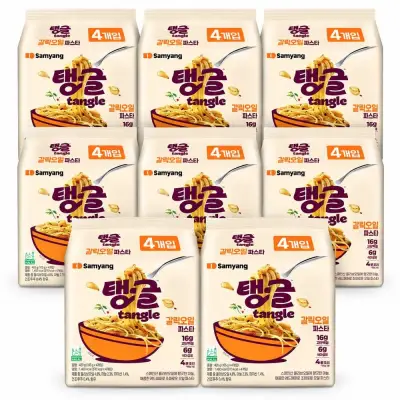 [삼양]탱글갈릭오일파스타 32봉1박스/머쉬룸/쉬림프/토마토