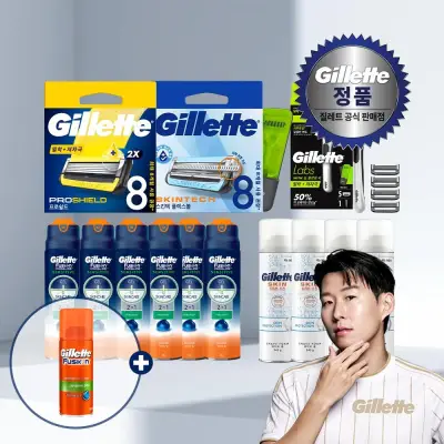 [질레트]질레트 면도날 8입 + 랩스 + 면도젤/폼 베스트 상품 모음전/프로쉴드/스킨텍/프로글라이드[S12]