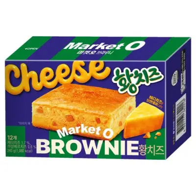 [마켓오] 황치즈 12p, 240g, 1개 - 과자파이/과자케이크