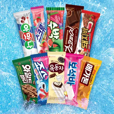 [50개SET] 아이스크림 바류 10종 X 각5개SET 스크류바 돼지바 초코퍼지 아맛나 등