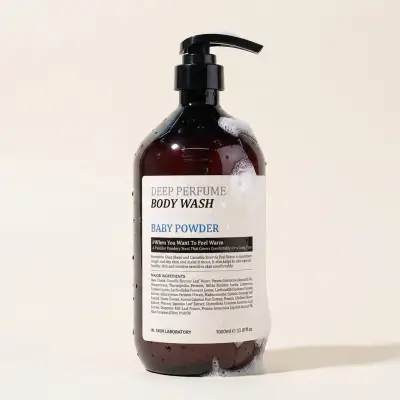 W.피부연구소 딥 퍼퓸 바디워시, 베이비파우더향, 1L, 4개