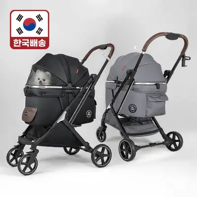 [레토] 프리미엄 강아지 유모차 풀오토 퀵폴딩 사계절 LDS-Q03F