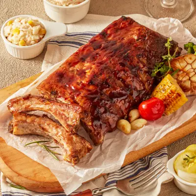 [미트프로젝트] 스위트 BBQ 폭립, 500g, 2개