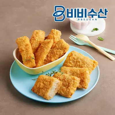 [에어프라이어용] 생선까스 500g 피쉬핑거 순살 500g+500g