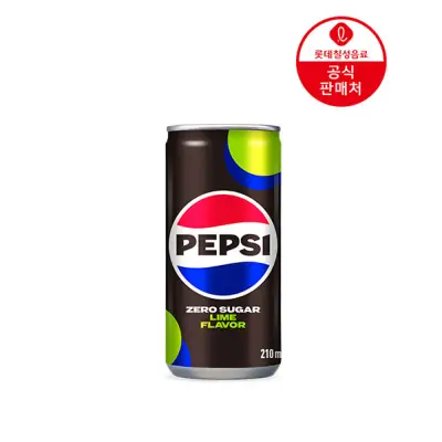 [시크릿]펩시제로슈거 라임향 210ml 60캔