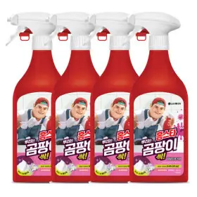 홈스타 맥스프레쉬 뿌리는 곰팡이 싹 곰팡이 제거제(락스함유) 500ml 4개