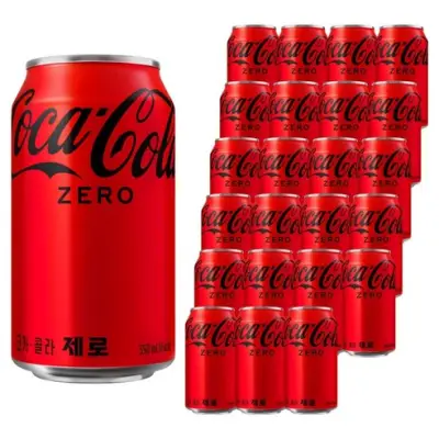 [코카콜라] 제로, 350ml, 24개