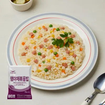 [한우물] 햄야채 볶음밥, 210g, 10개
