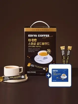 [이디야커피][이디야] 더 진한 스페셜 골드블렌드 커피믹스 100T + 골드 커피믹스 50T 증정 100T+50T