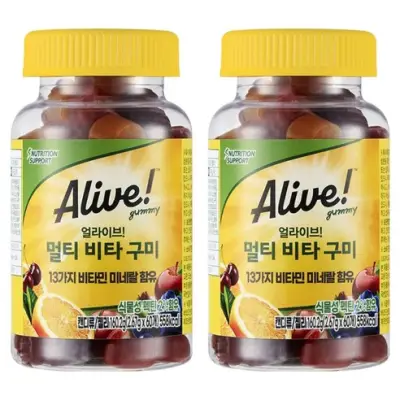 멀티 비타 구미, 60정, 2개 - 비타민/건강식품